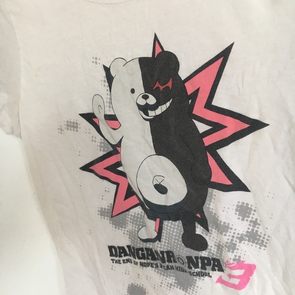 Dangan Ronpa White T Shirt - Size Small - Picture 7 of 11